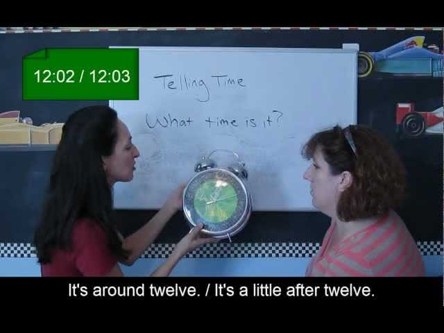 Telling Time (JenniferESL) –[Multimedia-English videos]