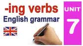 How to spell the -ing forms of verbs (Crown Academy of English)