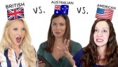 ONE language, THREE accents - Vocabulary - UK vs. USA vs. AUS English! (English with Lucy)