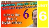 English Articles: a/an vs. the (EnglishAnyone)