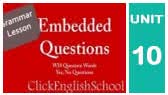 Learn How to Use Embedded Questions in English (Click English School)
