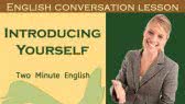 How to Introduce Yourself In English (Twominute English)
