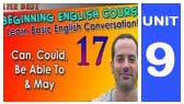 Can, Could, Be Able To & May (EnglishAnyone)
