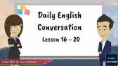 Daily English Conversation | lesson 16 to 20 (FukEn)