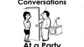 Conversations at a Party. (Mark Kulek)