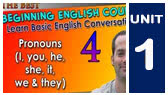 1-E)  Personal Pronouns (EnglishAnyone)