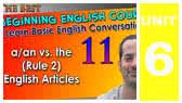 6-L) The article (EnglishAnyone)