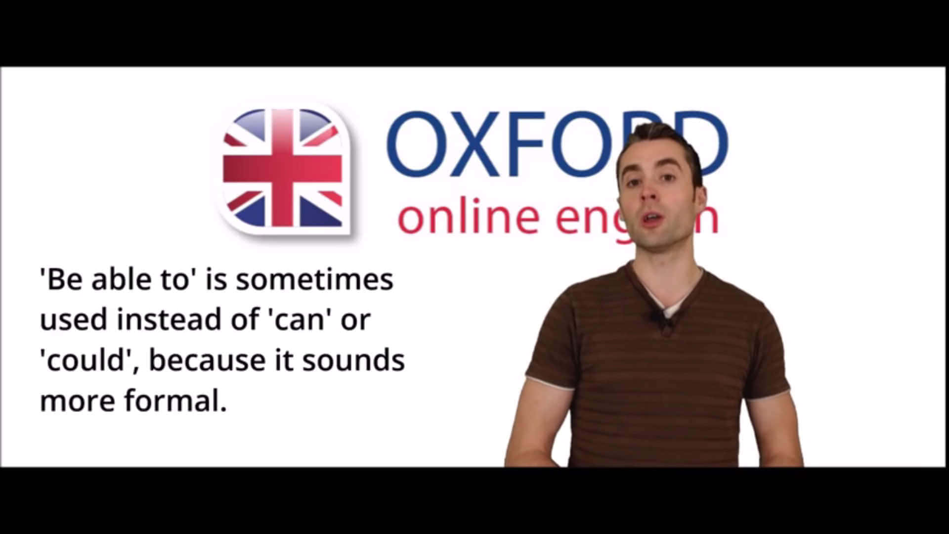 How To Use 'Can', 'Could' And 'Be Able To' (Oxford Online English