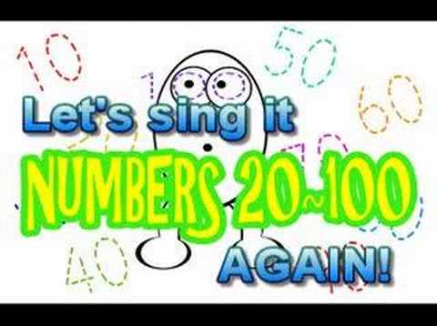 Numbers 20-100 (DJC Kids) –[Multimedia-English videos]