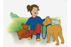 Dogs with jobs (Caillou)