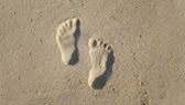 Footprints in the sand (revisited)