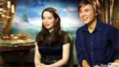 Narnia actors (Anna Popplewell and William Moseley)