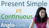 Present Simple vs Present Continuous (Anglo-Link)