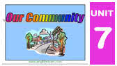 Community Places Flashcards and Quiz  (English Raven)