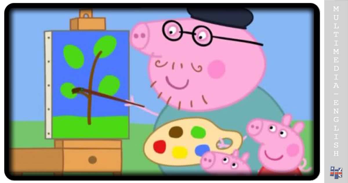 Painting Pictures wit hPeppa Pig 