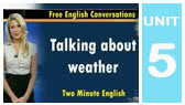 Talking about the weather (Twominute English)